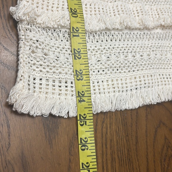 JOIE BNWT Boho Fringe Crochet Top - Picture 10 of 10